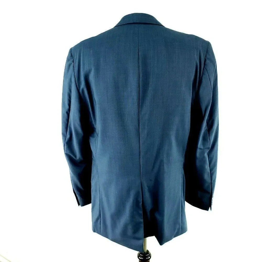 Hickey Freeman‎ Barney's New York Wool 2 Button Bla